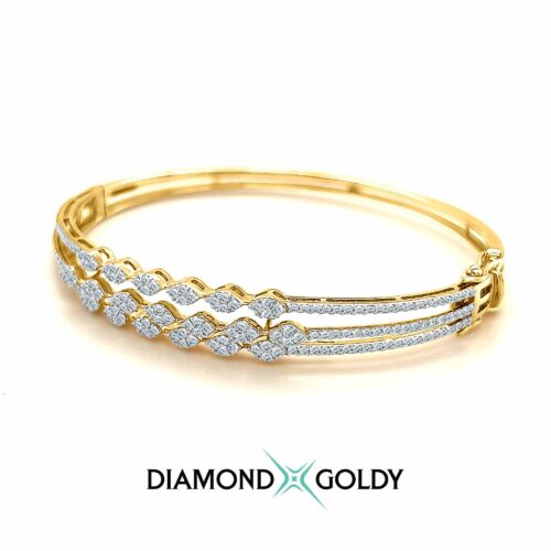 Cz diamond bangles, Minimalist Gold plated bracelet jewelry | American –  Indian Designs